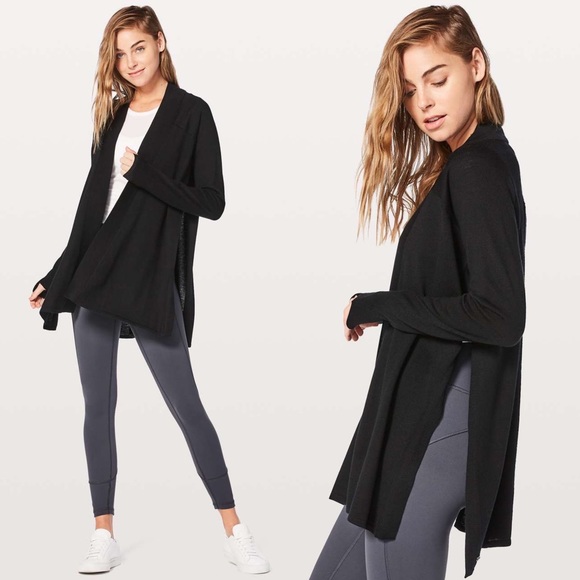 lululemon athletica Sweaters - Lululemon Black Blissful Zen Sweater